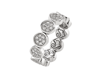 Ring Chantecler Woman Paillettes in Gold Diamante 44374